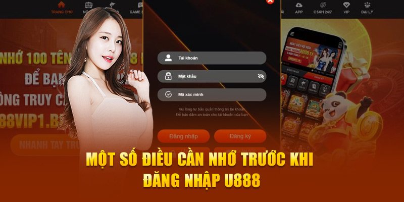 Những điểm mà game thủ cần lưu ý khi đăng nhập U888